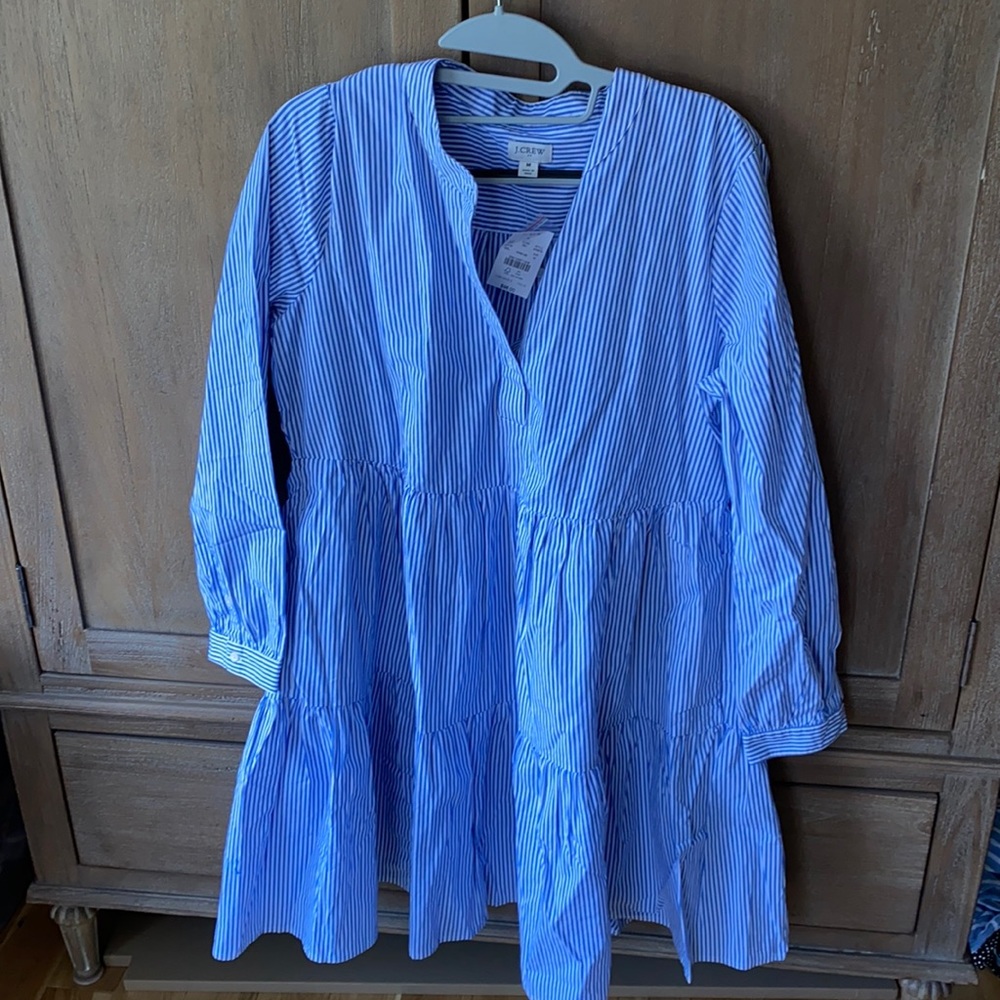 NWT JCrew factory tiered dress. Size medium